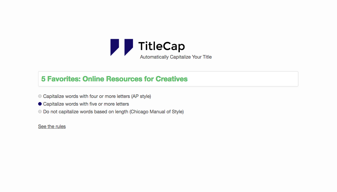 TitleCap Website